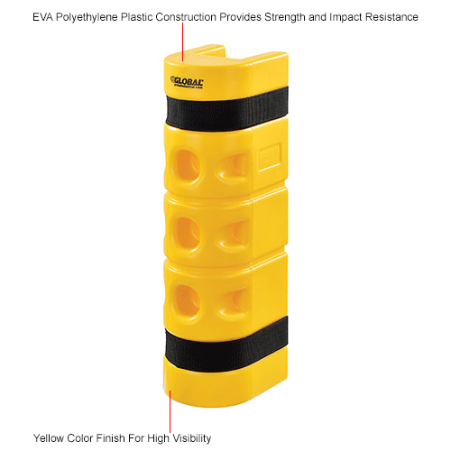 Global Industrial™ Rack Protector, 3