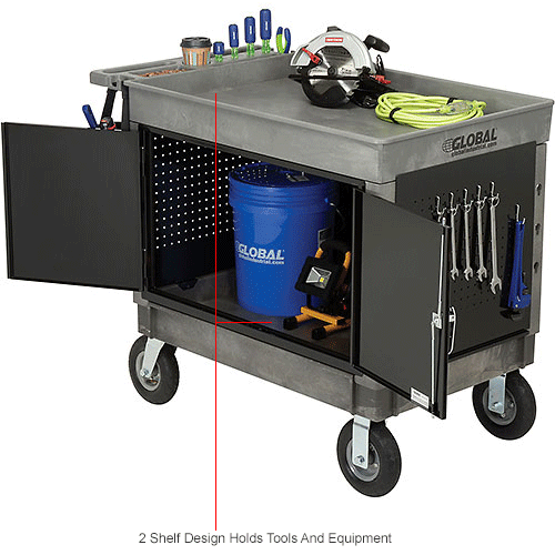Trucks & Carts Tool/Maintenance Carts Industrial Strength Plastic 2