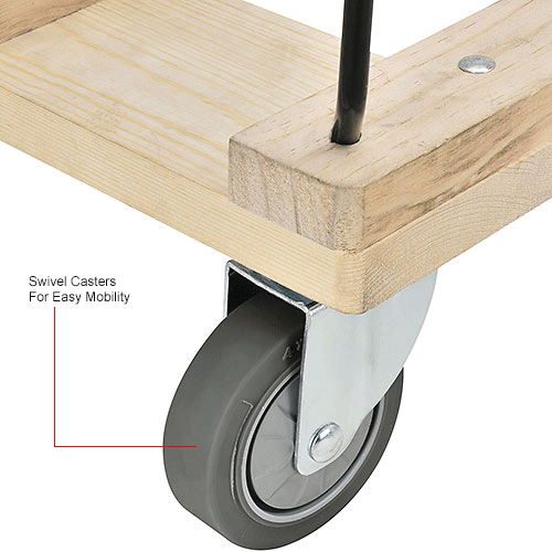 Global Industrial™ KD, 8 Bushel, Yellow Vinyl Basket Bulk Truck
