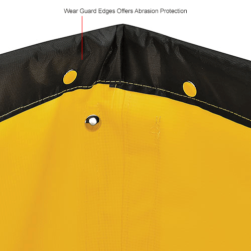 Global Industrial™ KD, 24 Bushel, Yellow Vinyl Basket Bulk Truck