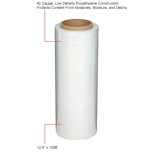 16x1600' Grip® Superior Self-Gripping Pre-Stretched Wrap 8 Rolls/CS (Works  with #Y21202 Dispenser)