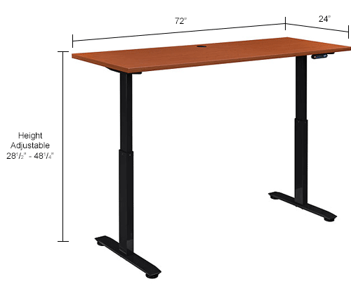 Tables Adjustable Standing Tables Interion 174 Standing Desk