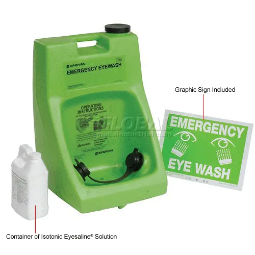 専用ページ　ifeye Fendall® Porta Stream I Eyewash Station - 6 Gallon With Solution