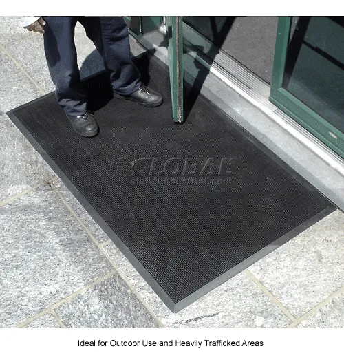 Apache Mills Trooper™ Entrance Mat 5/8 Thick 3' x 6' Black