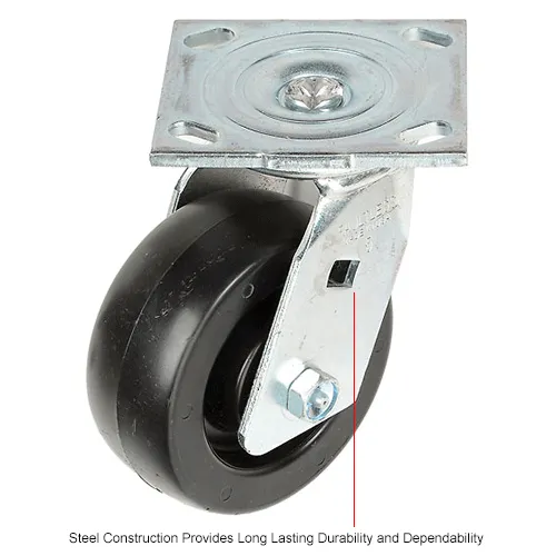 5" X 1" Colson Swivel Plate Caster - Model LTP0556142 (Also Fits 1-5018) - Set Of 1