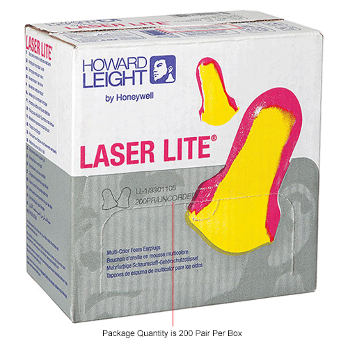 Howard Leight LL1 Laser Lite Disposable Earplugs Sleep Aids Various Quantities 