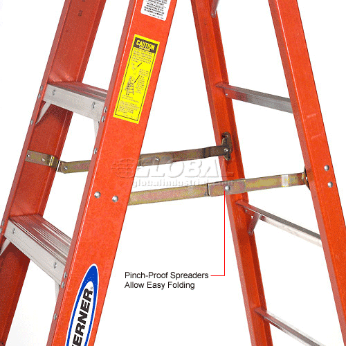 6FT. Werner Ladder with Tool Tray Top
