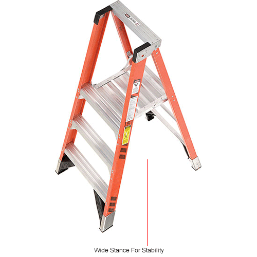 Ladders Fiberglass Step Ladders Werner 3' Fiberglass Platform Step