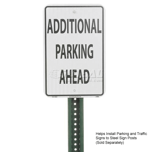 Signs Sign Supports And Hardware Global Industrial™ Steel Sign Post