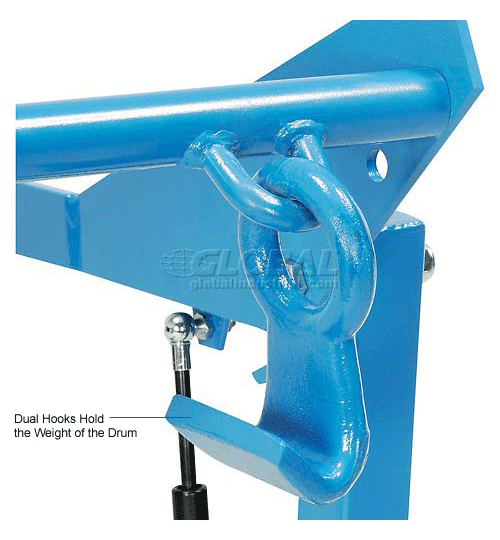 Global Industrial™ Portable Drum Lifter & Palletizer 800 Lb. Capacity