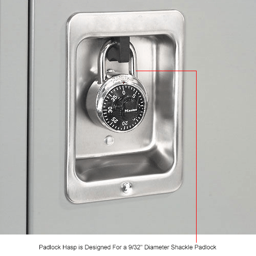 Infinity™ Locker Single Tier 12x12x60 1 Door Assembled Gray
																			