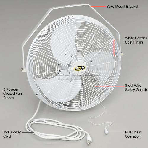 Fans Agricultural Fans J D 18 Quot Fan With Wall Ceiling