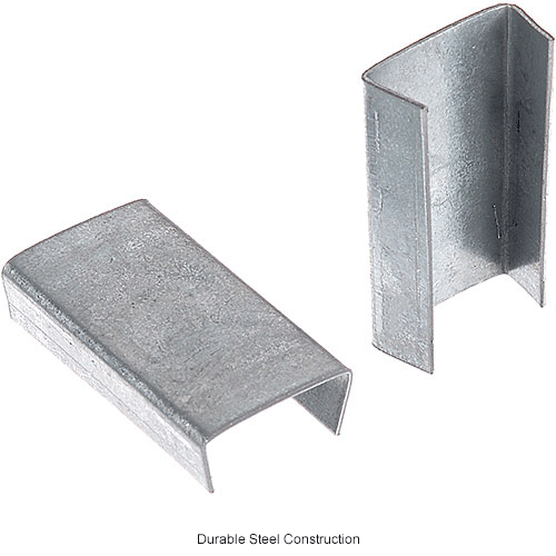 Steel Strapping Seals For Use With 5/8"W Steel Strapping Tools - 1,000 Pack