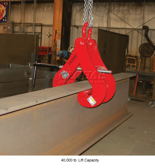Hoists & Cranes Beam Clamps Caldwell Girder & Wide Flange