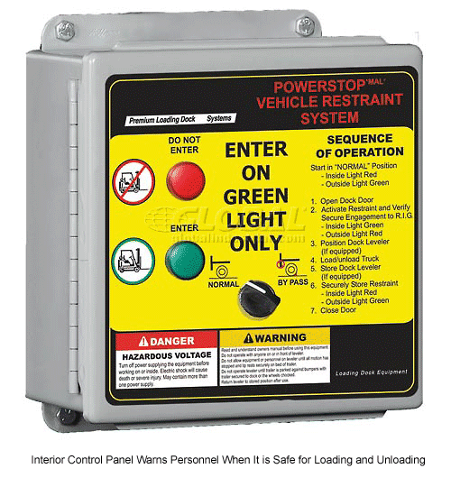 DLM Manual PowerStop® MAL Truck & Vehicle Restraint with Auto Lights