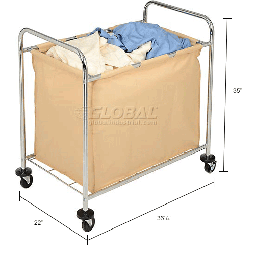 Luxor® HL14 Industrial Laundry Hamper Bulk Truck 361/4 x 22 x 35