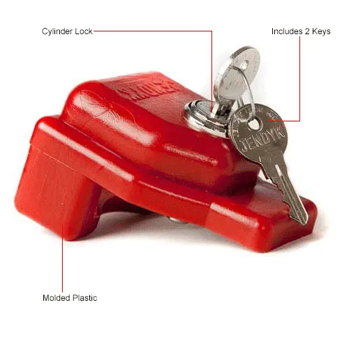 小物 GLAD HAND KEY HOLDER Plastic Air Brake Glad Hand Lock, Keyed Different