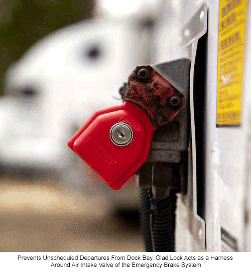 Plastic Air Brake Glad Hand Lock Keyed Alike