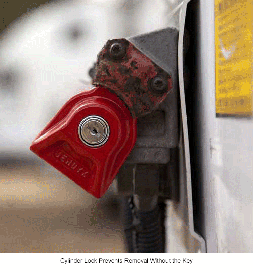 Aluminum Air Brake Glad Hand Lock Keyed Different