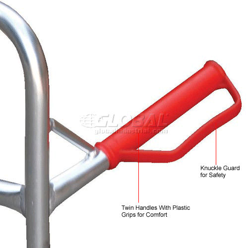 Aluminum FoldDown Hand Truck Pneumatic Wheels DHHT250AFDPN 250 Lb