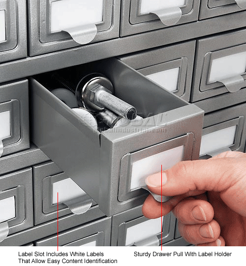 Global Industrial™ Steel Storage Drawer Cabinet - 50 Drawers 36