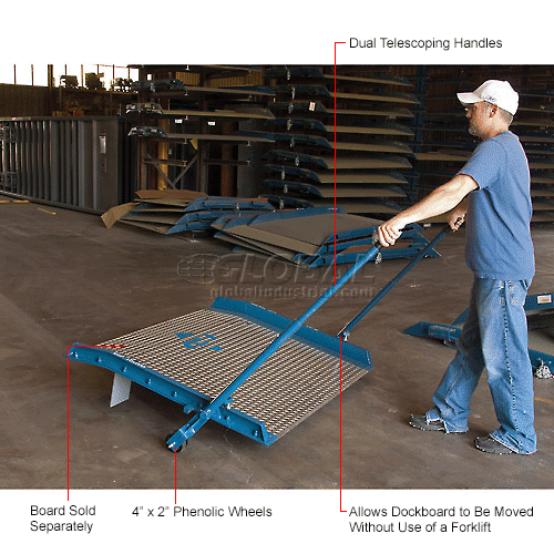 EZ-Roll Attachment for Aluminum Dockboards With Steel Curbs
																			