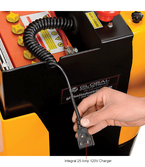 Global Industrial™ SelfPropelled Electric Pallet Jack Truck, 3300 Lb. Cap.