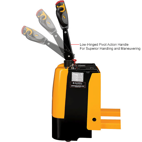 Global Industrial™ SelfPropelled Electric Pallet Jack Truck, 3300 Lb