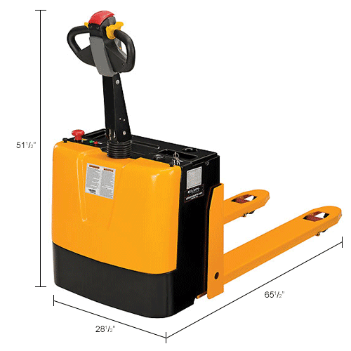 Global Industrial™ SelfPropelled Electric Pallet Jack Truck, 3300 Lb. Cap.