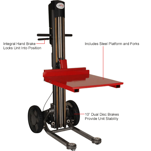 Magliner® LiftPlus™ Folding Battery Powered Lift Truck LPS4814ND1 24