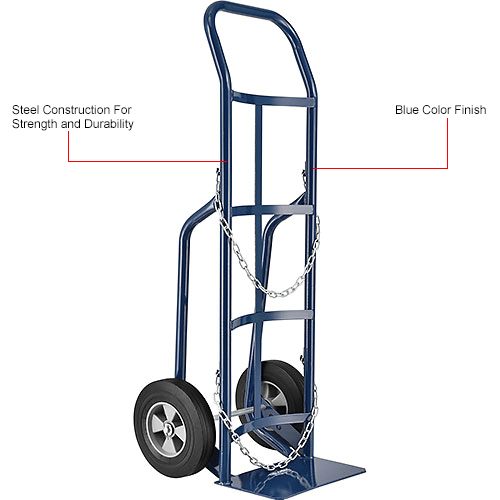 Global Industrial&#8482; Single Cylinder Hand Truck - 800 Lb. Capacity