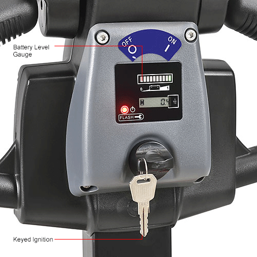 Global Industrial™ SelfPropelled Electric Pallet Jack Truck, 3300 Lb