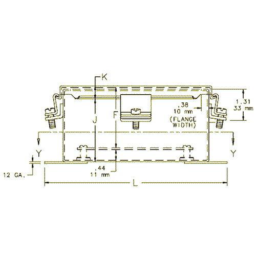 Hoffman A1008NFAL, Junction Box, Type 4X, Clamp Cover, 10.00x8.00x4.00
