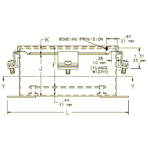 Hoffman A1614NF, J Box, Clamp Cover, Type 4, 16.00X14.00X6.00, Steel/Gray