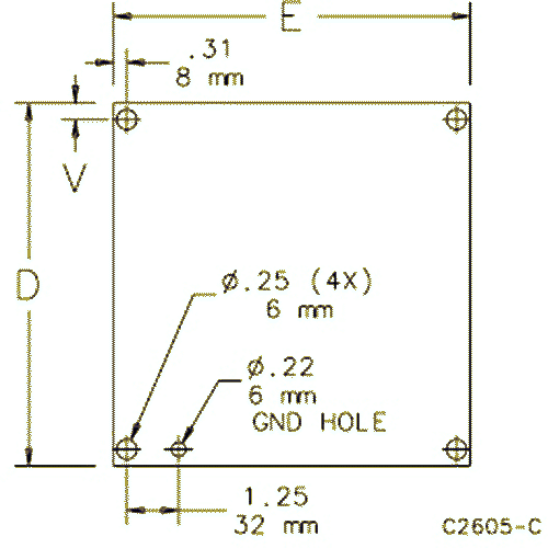 Hoffman A16P10, Panel, Junction Box, 14.75x8.88, Fits 16x10, Steel/White