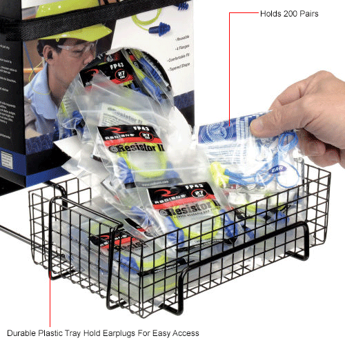 Hearing Protection Ear Plug Dispensers Horizon Mfg. 200 Pair Foam