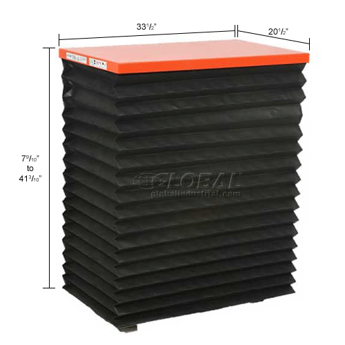 HAMACO AllElectric Lift Table with Bellows MLM10058WVJ12 33.5" x