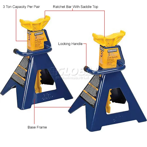 Hein-Werner 3 Ton Jack Stands - HW93503