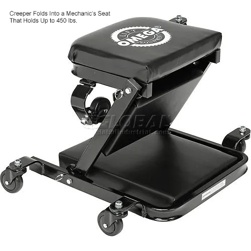 Omega 450 lb. Cap. Low Profile Z Creeper - 91452