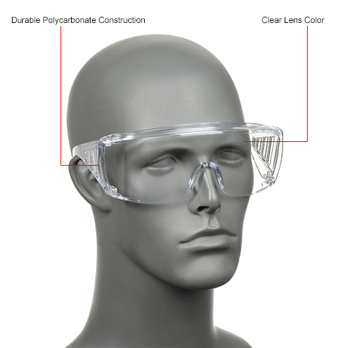 Mcr Safety 9810 Yukon® Safety Glasses Clear Coated Lens B1145338