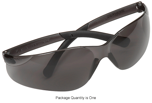 MCR Safety BK112 BearKat Safety Glasses, Wraparound, Gray Lens