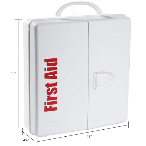 First Aid Only 1001-FAE-0103 Large First Aid Kit, 100 Pieces, OSHA Compliant, Plastic Case