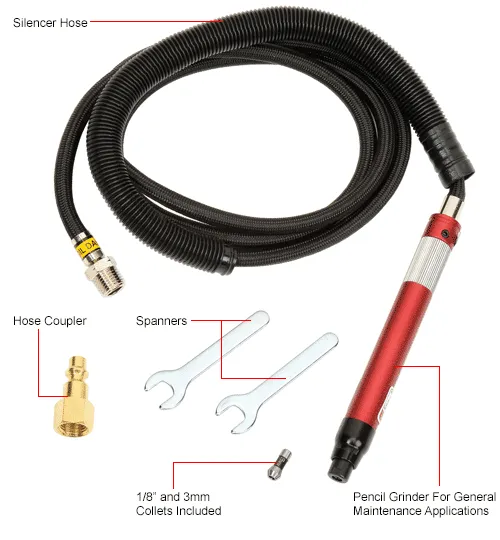 Chicago Pneumatic Pencil Grinder, 1/4