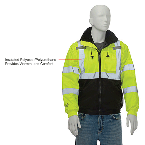Tingley J26112 Rubber Bomber II Jacket Small Lime Green 