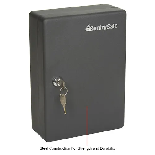 SentrySafe Key Box, Small Key Lock Box, 0.06 Cubic Feet, KB-25 Black