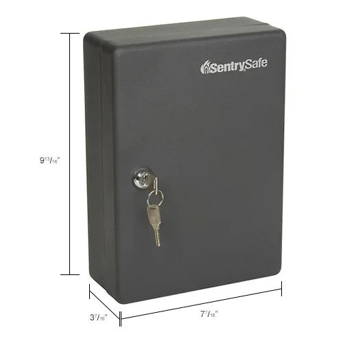 SentrySafe Key Box, Small Key Lock Box, 0.06 Cubic Feet, KB-25 Black