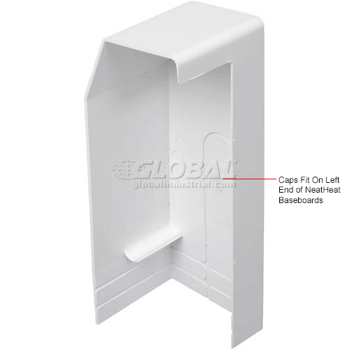 Heaters Baseboard Covers Neatheat Left End/Wall Cap Hot Water