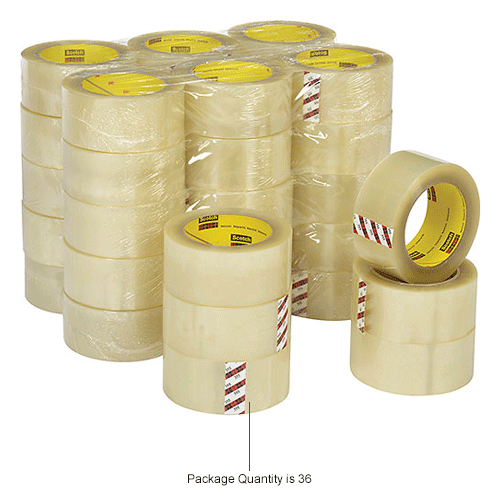 3M® Scotch® 355 Carton Sealing Tape 2" x 55 Yds. 3.5 Mil Clear Pkg Qty 36