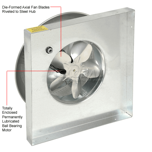 Continental Fan RMD1011 Axial Exhaust Fan 500 CFM B177877