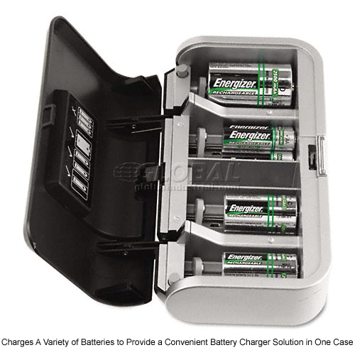 Family Battery Charger, Multiple Battery Sizes